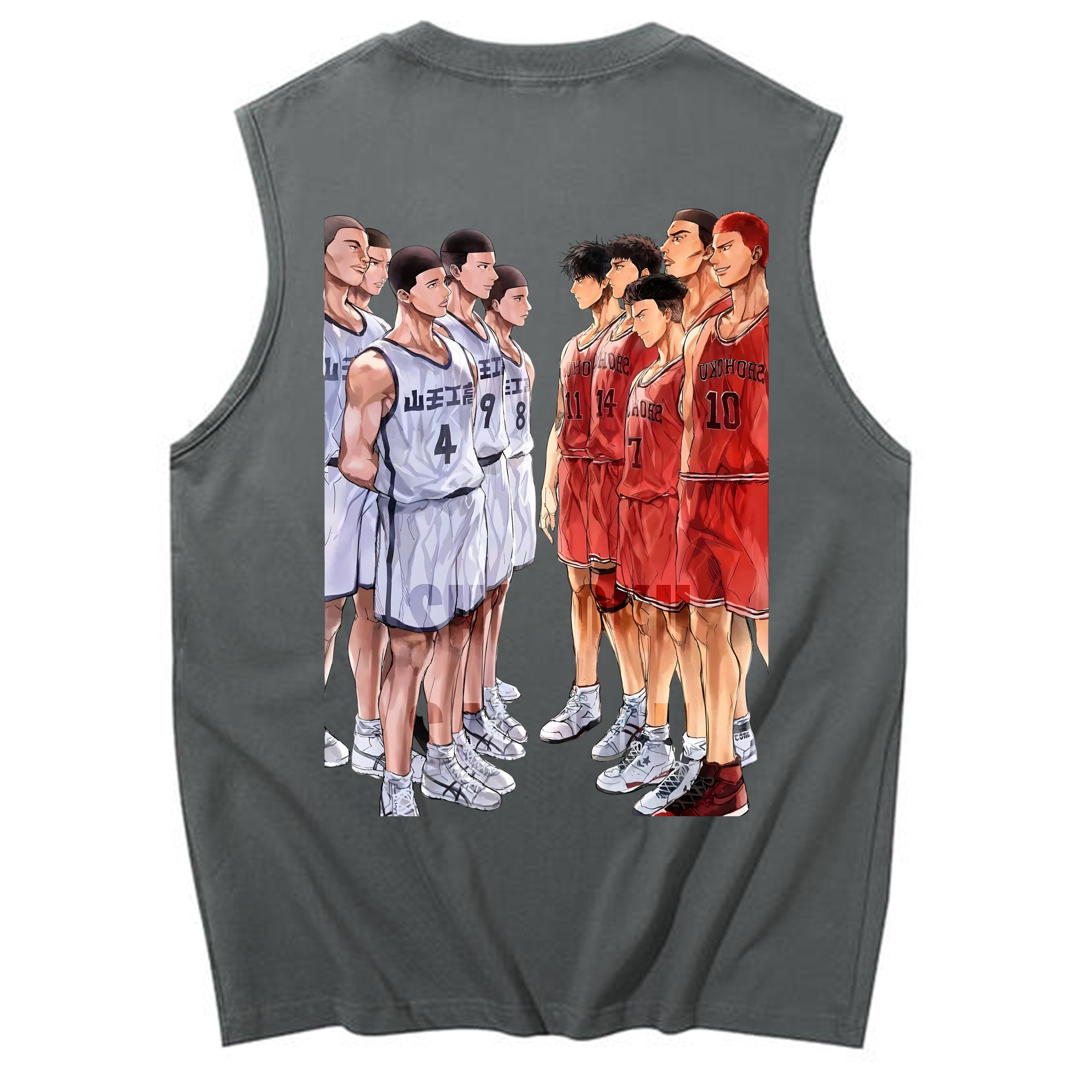 （画像用） SLAM DUNK／スラムダンク コットン100％タンクトップ（背面プリント）